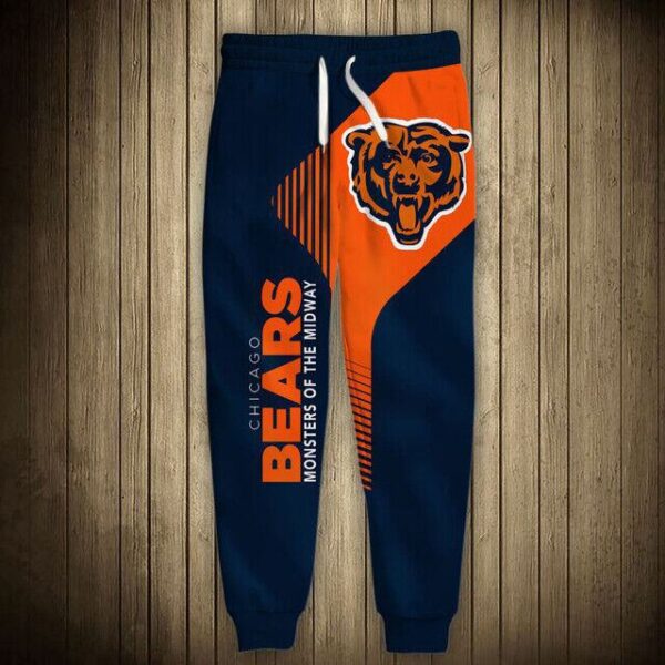 2023 New Chicago Bears nfl Sweatpants Outdoor Pants Casual Sports trend v3