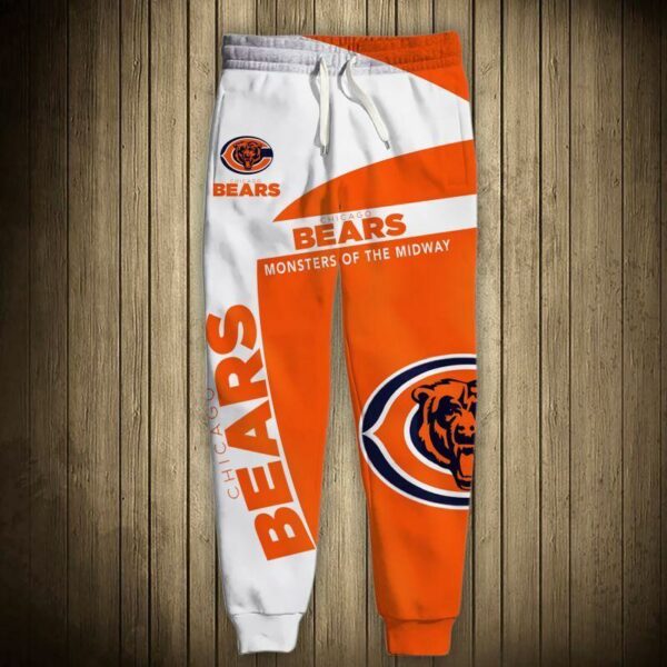 2023 New Chicago Bears nfl Sweatpants Outdoor Pants Casual Sports trend v6