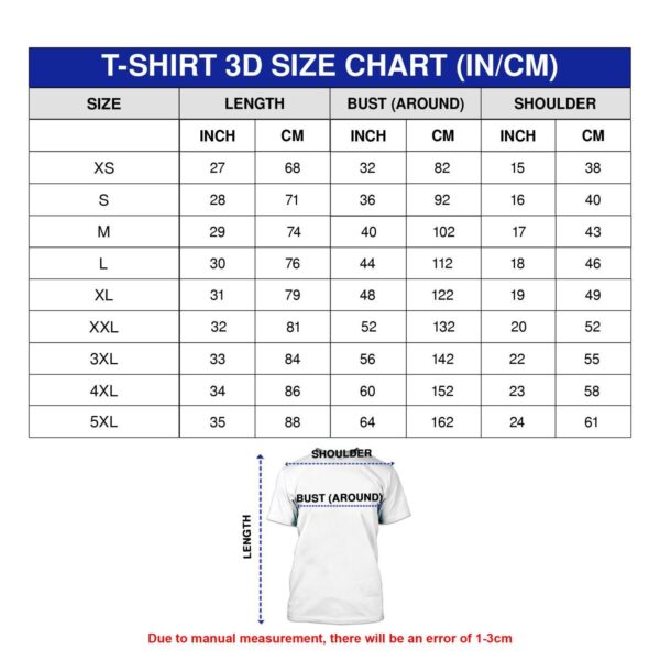 size t-shirt lenful