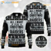 All I Want For Christmas Is Raiders NFL Ugly Christmas Sweater All I Want For Christmas Is Raiders NFL Ugly Christmas Sweater