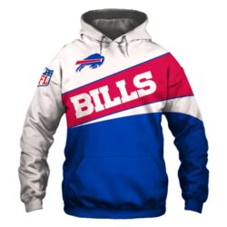 All Over Print Buffalo Bills nfl Hoodie 3D Zip Hoodie Custom Name for fan