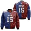 Buffalo Bills John Brown #15 Great Player Nfl Vapor Limited Royal Red Two Tone Jersey Style Gift For Bills Fans Bomber Jacket Buffalo Bills John Brown 15 Great Player Nfl Vapor Limited Royal Red Two Tone Jersey Style Gift For Bills Fans Bomber Jacket