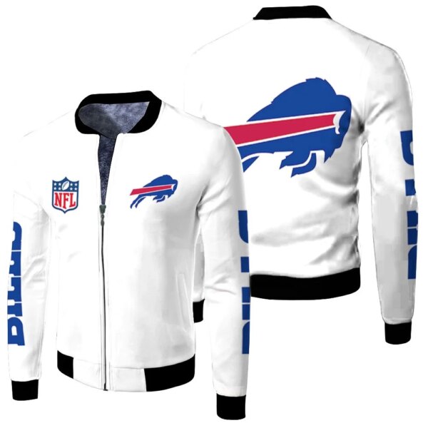 Buffalo Bills Nfl Bomber Jacket T Shirt Hoodie Sweater 3d Fleece Bomber Jacket