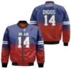 Buffalo Bills Stefon Diggs #14 Great Player Nfl American Football Team Royal Color Crash 3d Designed Allover Gift For Bills Fans Bomber Jacket Buffalo Bills Stefon Diggs 14 Great Player Nfl American Football Team Royal Color Crash 3d Designed Allover Gift For Bills Fans Bomber Jacket