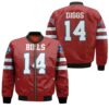 Buffalo Bills Stefon Diggs 14 Red Jersey Inspired Style Bomber Jacket Buffalo Bills Stefon Diggs 14 Red Jersey Inspired Style Bomber Jacket