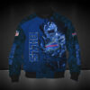 Buffalo Bills nfl 3D soul player halloween Bomber Jacket Football Flight Jacket Men Thicken Coat Buffalo Bills nfl 3D soul player halloween Bomber Jacket Football Flight Jacket Men Thicken Coat