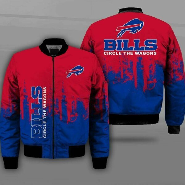 Buffalo Bills nfl 3d Bomber Jacket Flying Tigers Flight Thicken Winter Coat