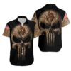Camouflage Skull Minnesota Vikings American Flag NFL Hawaiian Shirt Camouflage Skull Minnesota Vikings American Flag NFL Hawaiian Shirt