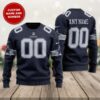 Custom Name Dallas Cowboys Ugly Sweater – Personalized Cowboys Ugly Christmas Sweater Custom Name Dallas Cowboys Ugly Sweater Personalized Cowboys Ugly Christmas Sweater