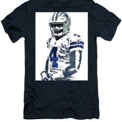 Dak Prescott Dallas Cowboys nfl Pixel Art 4 Joe Hamilton t-shirt