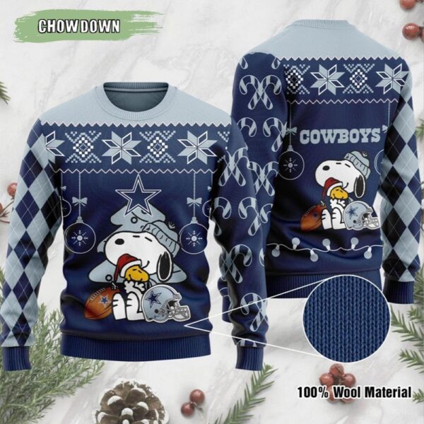 Dallas Cowboys Peanuts Snoopy Ugly Sweater Dallas Cowboys Ugly Sweater