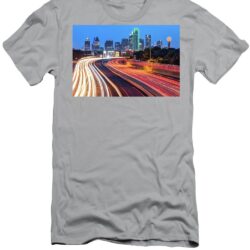 Dawn At The Dallas Skyline Texas Cityscape Gregory Ballos t-shirt