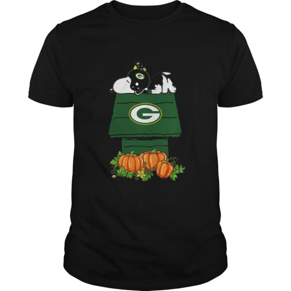 Green Bay Packers Snoopy Pumpkin House NFL