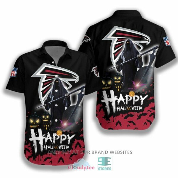 HALLOWEEN NFL Atlanta Falcons Happy Halloween Hawaiian Shirt for fan