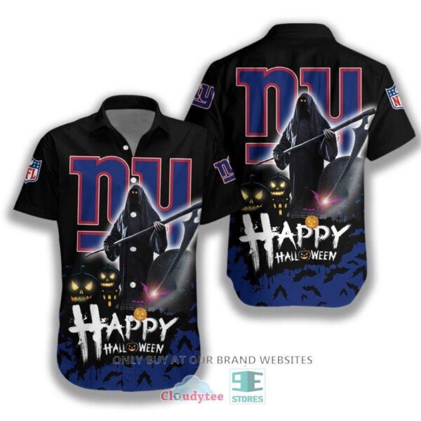 HALLOWEEN NFL New York Giants Happy Halloween Hawaiian Shirt for fan