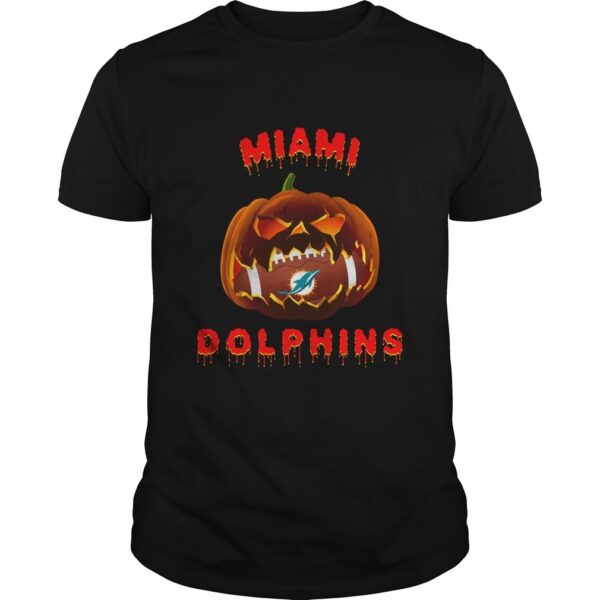 Halloween Pumpkin Miami Dolphins NFL