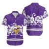 Hibiscus Flowers Minnesota Vikings Hawaiian Shirt For Fans Hibiscus Flowers Minnesota Vikings Hawaiian Shirt For Fans