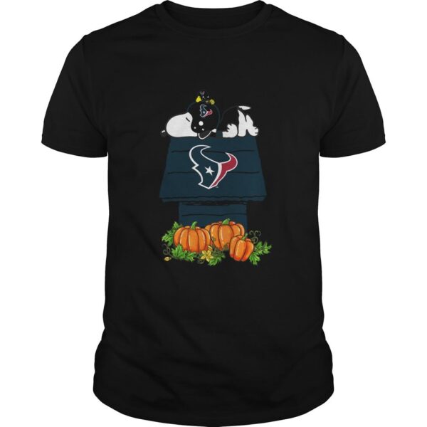 Houston Texans Snoopy Pumpkin House NFL