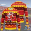 Kansas City Chiefs Dabbing Santa Claus Christmas Ugly Sweater Kansas City Chiefs Dabbing Santa Claus Christmas Ugly Sweater