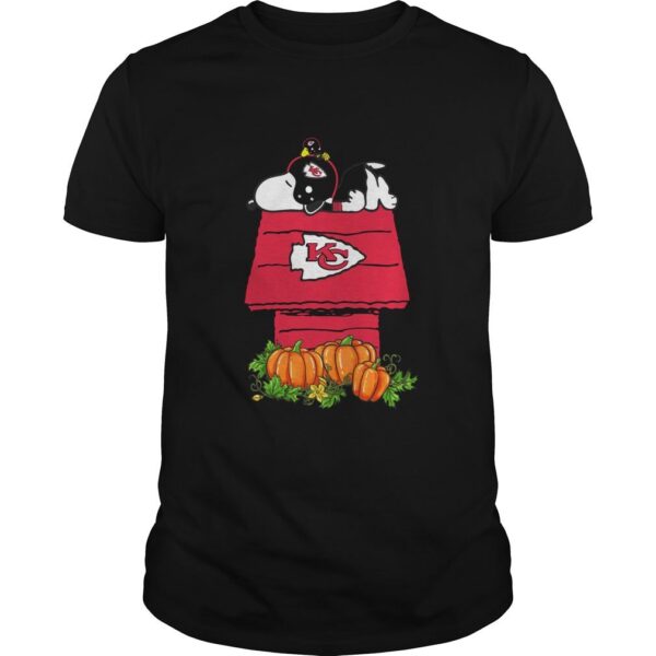 Kansas City Chiefs Snoopy Pumpkin House NFL