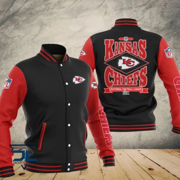 Kansas City Chiefs nfl Super Bowl LVII Champions Varsity 3D baseball Jackets for fan