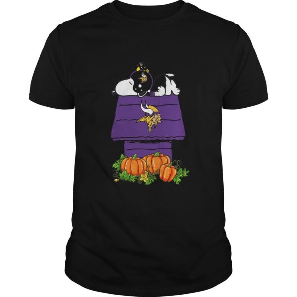 Minnesota Vikings Snoopy Pumpkin House NFL