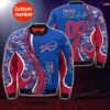 [NEW] Personalized Buffalo Bills NFL Custom Your Number Bomber Jacket