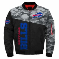 NFL Buffalo Bills Camo Version Bomber Jacket custom for fan
