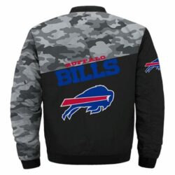 NFL Buffalo Bills Camo Version Bomber Jacket custom for fan NFL Buffalo Bills Camo Version Bomber Jacket custom for fan