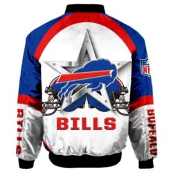 NFL Buffalo Bills super star 3D Bomber Jacket custom for fan NFL Buffalo Bills super star 3D Bomber Jacket custom for fan