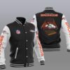 NFL Denver Broncos Black Baseball Jacket NFL Denver Broncos Black Baseball Jacket