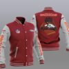 NFL Denver Broncos Red Baseball Jacket NFL Denver Broncos Red Baseball Jacket
