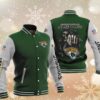NFL Jacksonville Jaguars Green Skull Baseball Jacket NFL Jacksonville Jaguars Green Skull Baseball Jacket