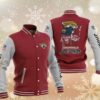 NFL Jacksonville Jaguars Iron Maiden Red Baseball Jacket