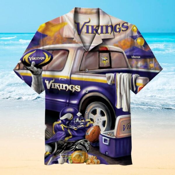 NFL Minnesota Vikings Retro Hawaiian Shirt NFL Hawaiian Shirt