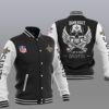 NFL New Orleans Saints Wings Skull 3D Baseball Jacket