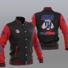 NFL New York Giants Black Red Ever Upwards Baseball Jacket NFL New York Giants Black Red Ever Upwards Baseball Jacket