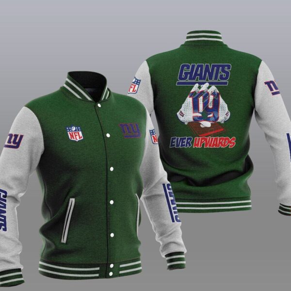 NFL New York Giants Green Ever Upwards Baseball Jacket