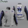 NFL New York Giants Grey Damn Right Baseball Jacket NFL New York Giants Grey Damn Right Baseball Jacket