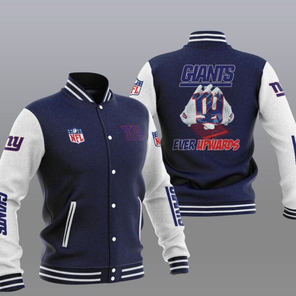 NFL New York Giants Navy Blue Ever Upwards Baseball Jacket