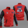 NFL New York Giants Red Ever Upwards Baseball Jacket NFL New York Giants Red Ever Upwards Baseball Jacket