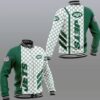 NFL New York Jets White Green Baseball Jacket V2 NFL New York Jets White Green Baseball Jacket V2