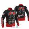 NFL Tampa Bay Buccaneers Black Halloween Baseball Jacket NFL Tampa Bay Buccaneers Black Halloween Baseball Jacket