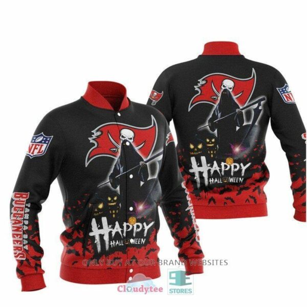 NFL Tampa Bay Buccaneers Black Halloween Baseball Jacket