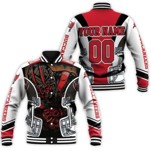 NFL Tampa Bay Buccaneers Custom Name Number Special Baseball Jacket