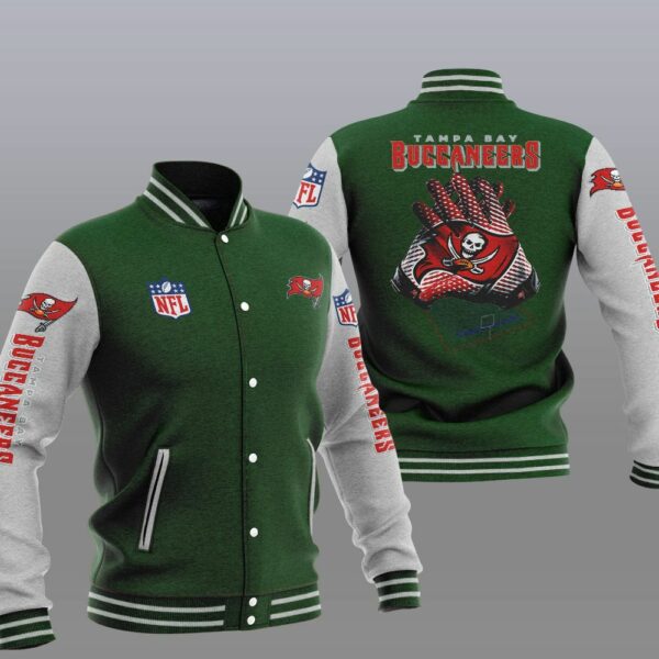 NFL Tampa Bay Buccaneers Green Baseball Jacket