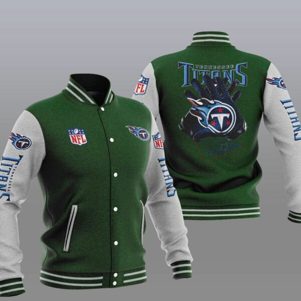 NFL Tennessee Titans Green Baseball Jacket