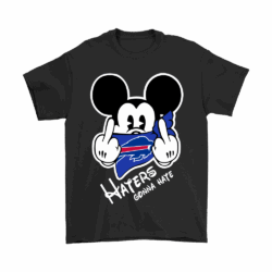 NFLBuffalo Bills Team T-shirt  Mickey Haters Gonna Hate