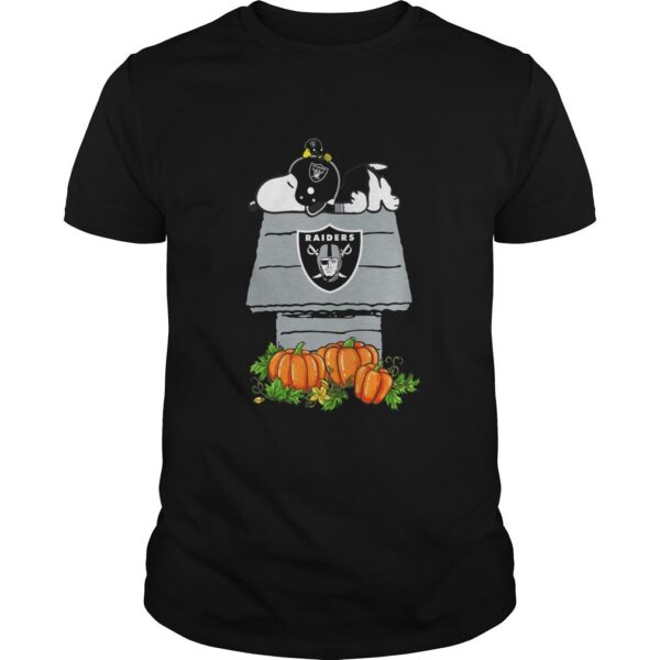 Oakland Raiders Snoopy Pumpkin House NFL