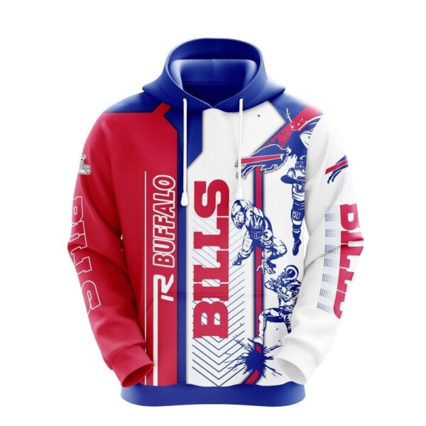 Personalized Buffalo Bills Custom name All Over Print Hoodie 3D skull for fan 01